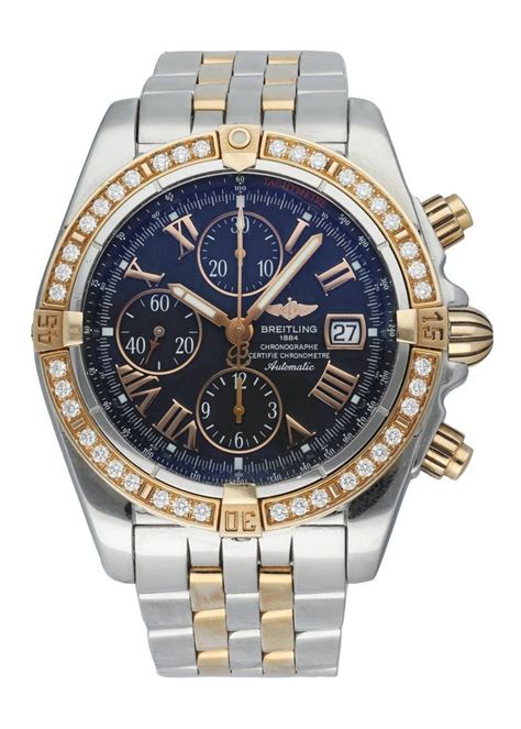 breitling herenhorloge chronomat evolution|breitling chronomat evolution diamond bezel.